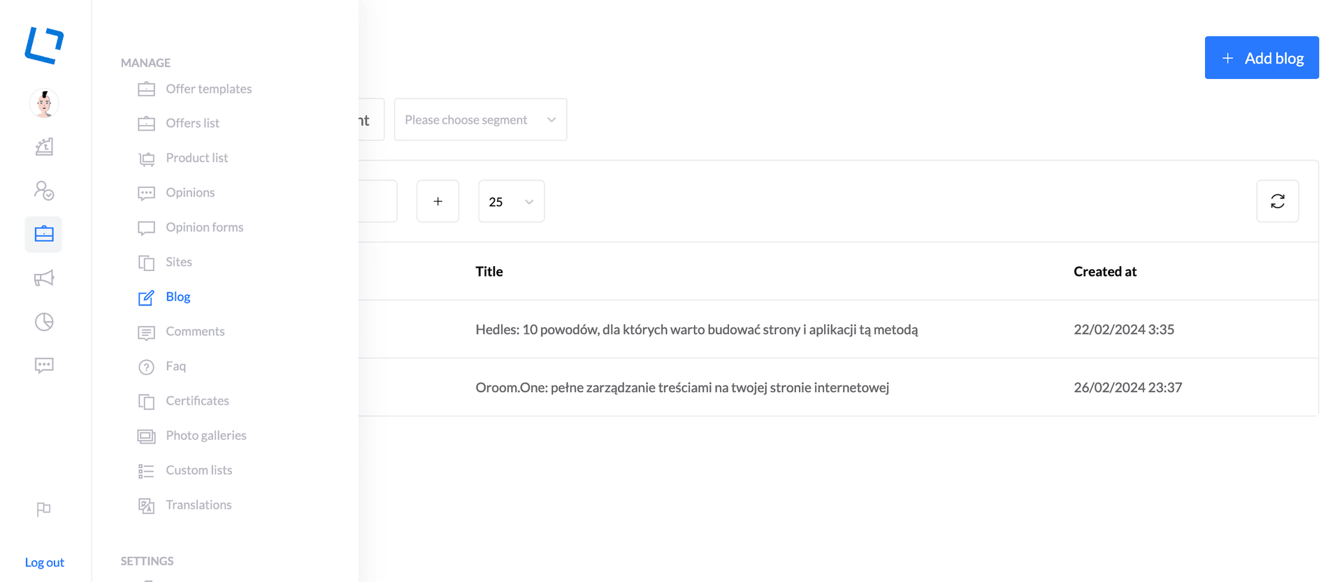 Oroom.One CMS: Complete Content Management for Modern Websites and Applications